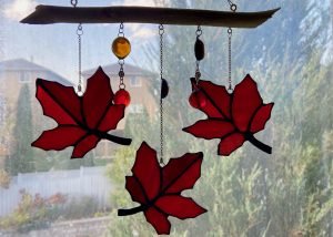 Stained Glass Maple Leaves - Image 2