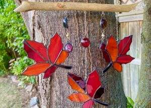 Stained Glass Maple Leaves - Image 3