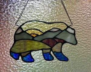 Stained Glass Mountain Bear - Image 4